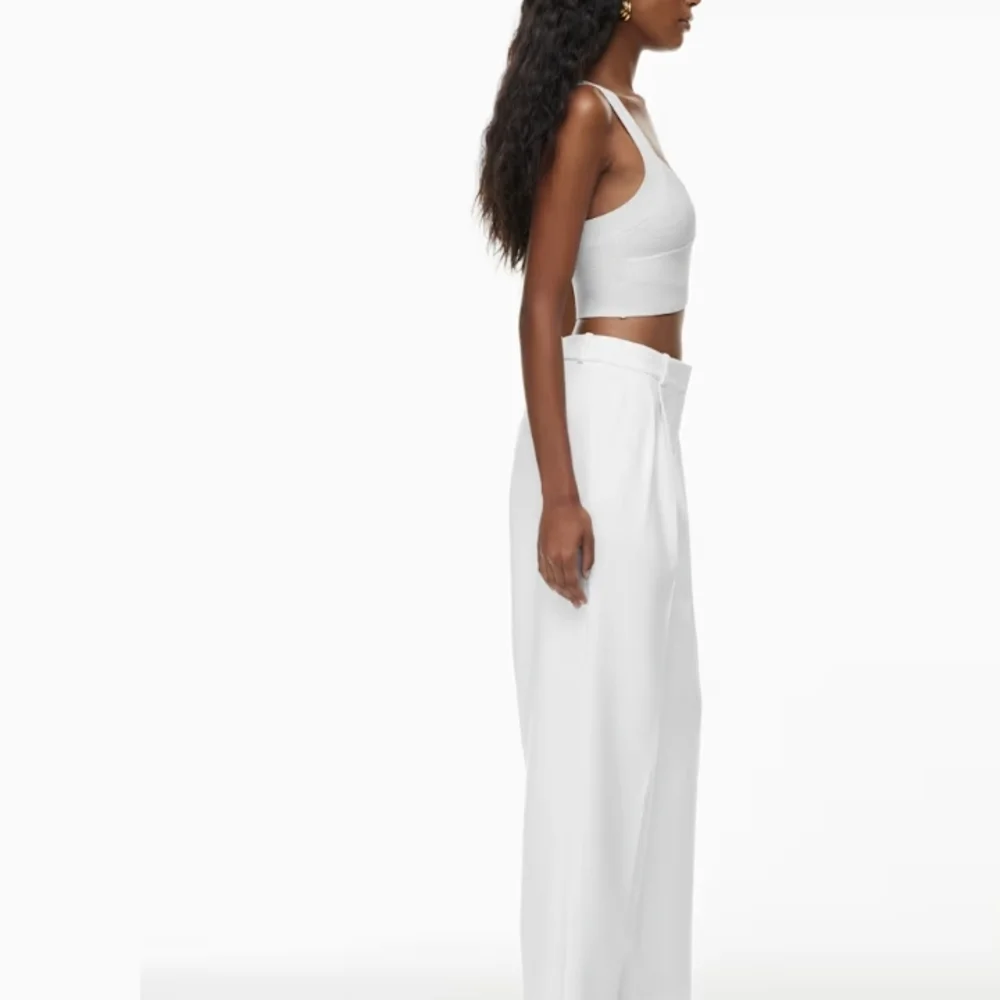 Babaton Sculpt Knit White Greek Tank - Picture 3 of 10